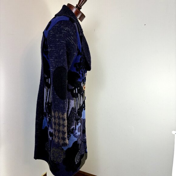 Aldo Martin's Women's Wool Knit Jacket Cardigan,‎ Button-Up Coat, Sz 10 (S-M) - Picture 7 of 12